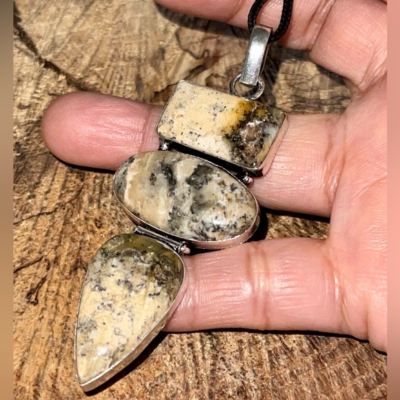 Large Dendritic Agate Pendant 3 1/4” - Picture 3 of 14